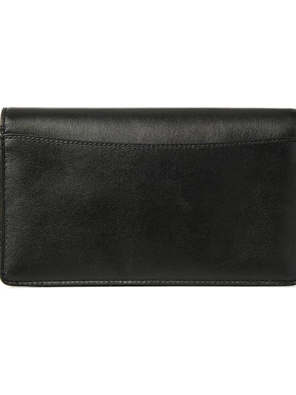 Coach Black Callie Foldover Clutch Vintage Jewelry Handbag Bag Black Purse NEW